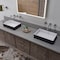 Alfi Brand Black Matte 20" x 14" Solid Surface Resin Sink ABRS2014BM - alternate 1
